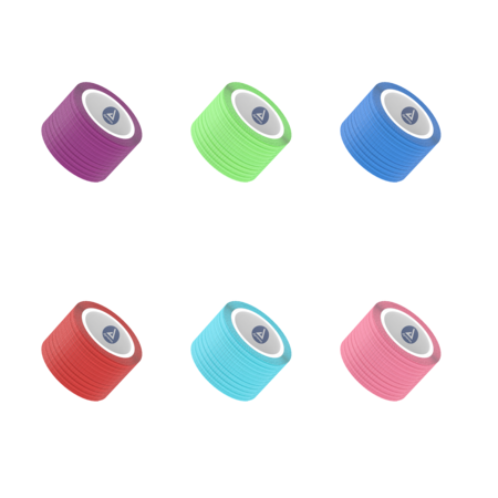 DYNAREX Sensi Wrap - Self-Adherent - 1" x 5 yds Assorted Colors (5/color) 3215
